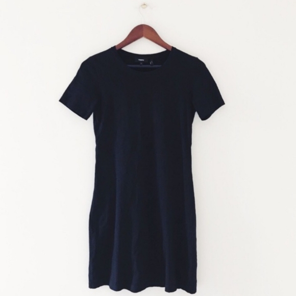 Theory Continuous Tee Dress in Cotton-Modal - Picture 2 of 10